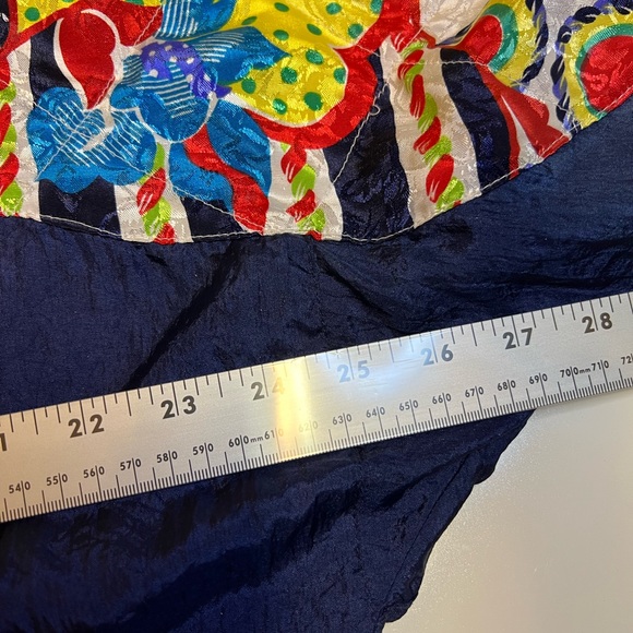 Ava Sport Women’s Windbreaker Jacket Vintage Medium Pockets Y2K Floral - Picture 4 of 8